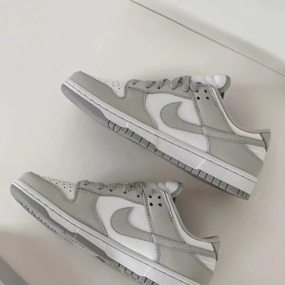 Nike Shoes - Nike dunk low gray shoes